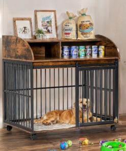 38'' Heavy Duty Dog Crate Furniture