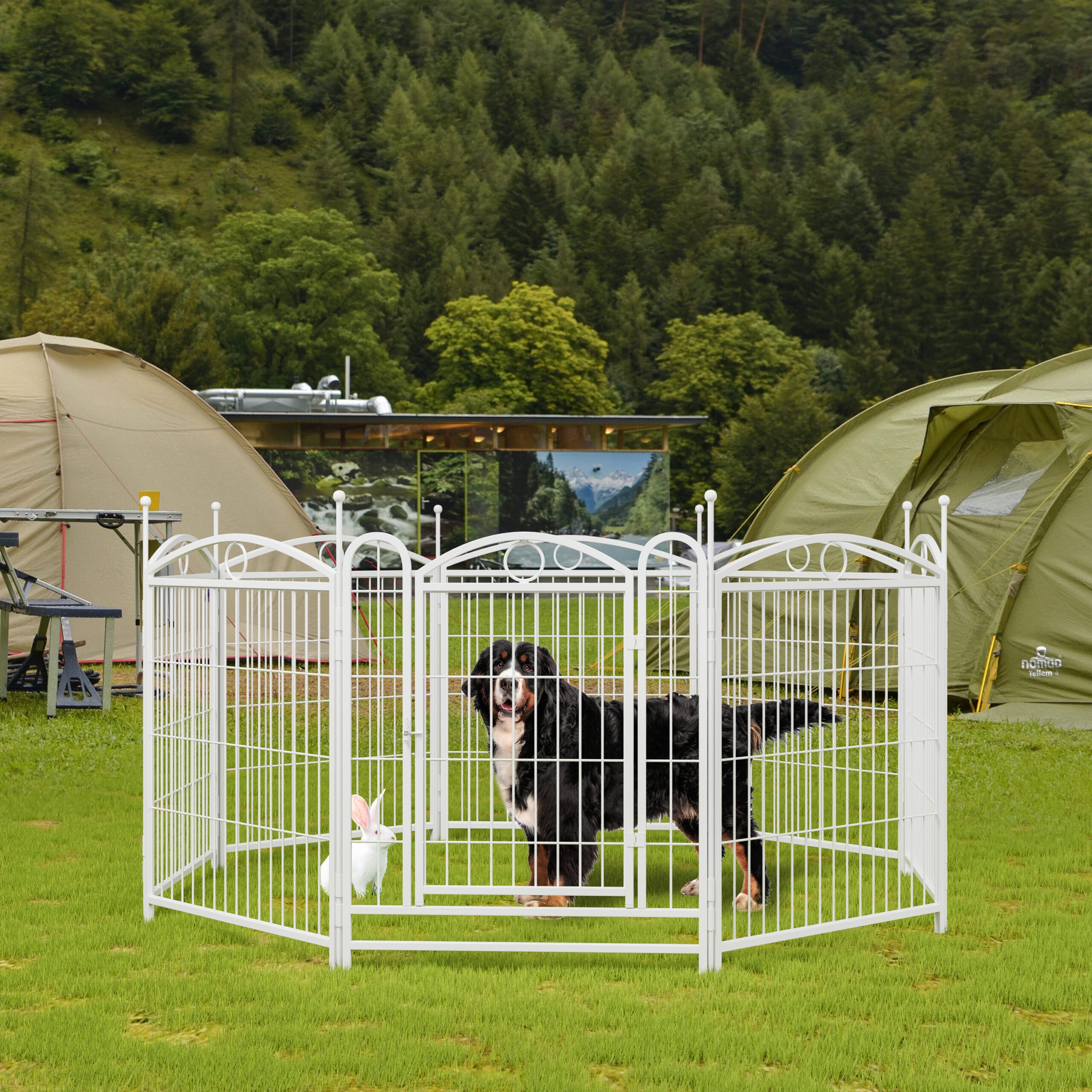 32″ 8 Panels Metal Dog Pen
