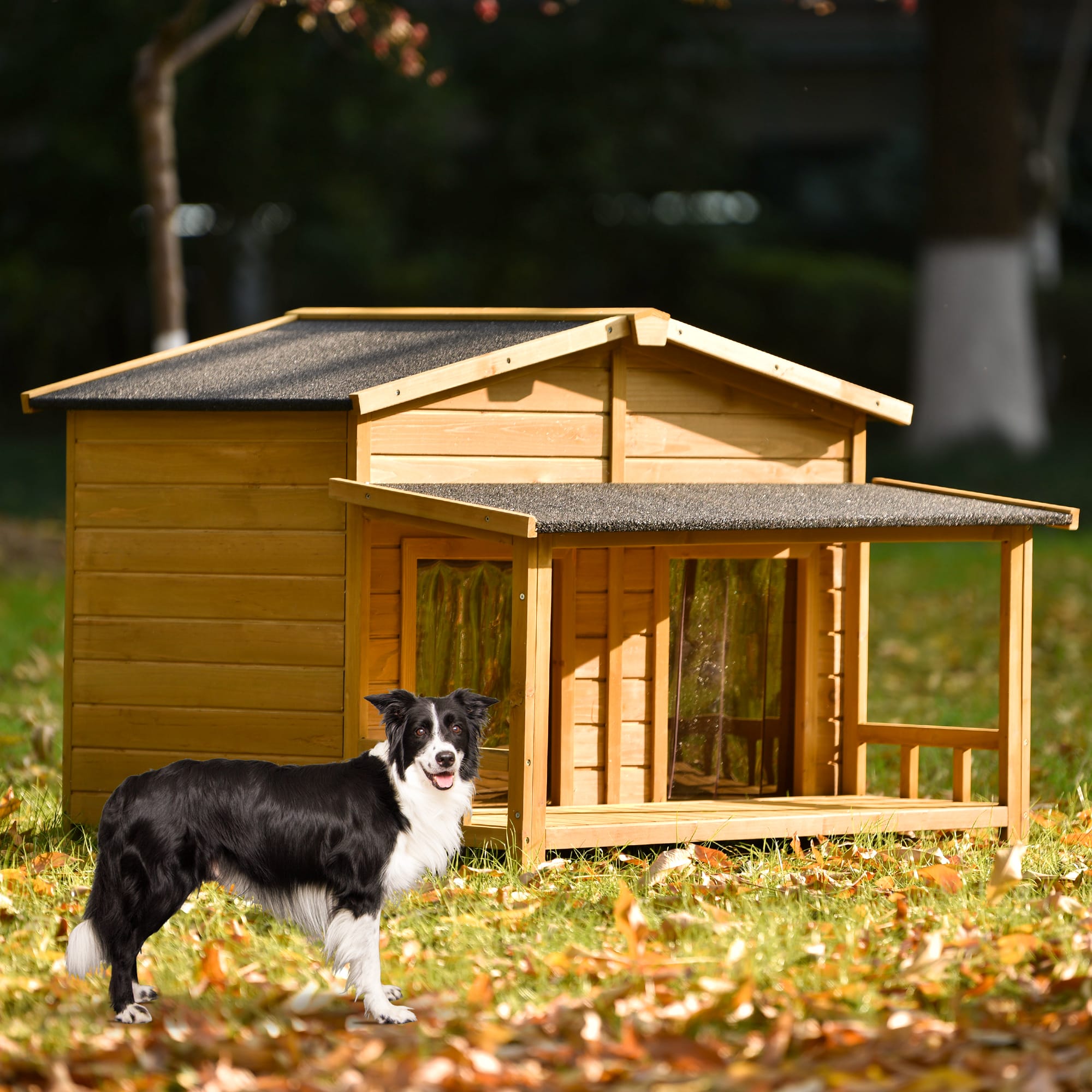 47.2″ Large Wooden Dog House