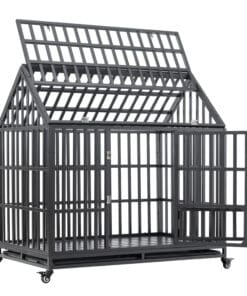 48″ Heavy Duty Dog Kennel With Roof