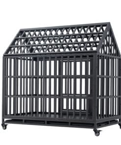48″ Heavy Duty Dog Kennel With Roof