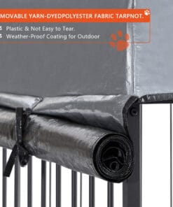 Large Metal Outdoor Dog Kennel