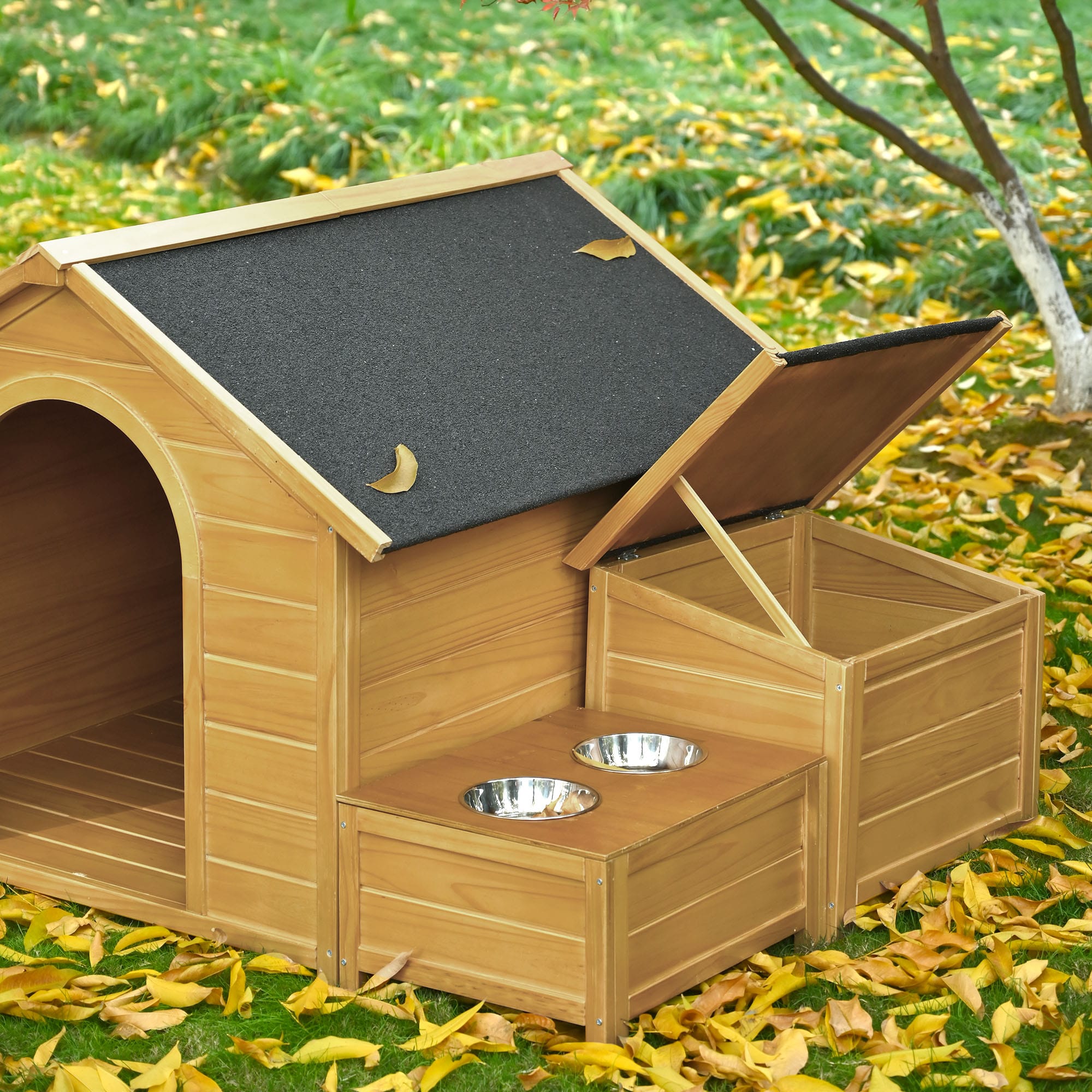 51.18" Large Wooden Dog House