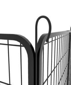 31.7″H 12 Panels Metal Dog Playpen