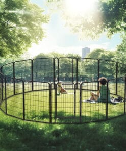 16 Panels Heavy Duty Metal Playpen