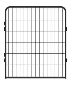 31.7″H 12 Panels Metal Dog Playpen