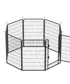39.37″H 8 Panels Metal Dog Playpen