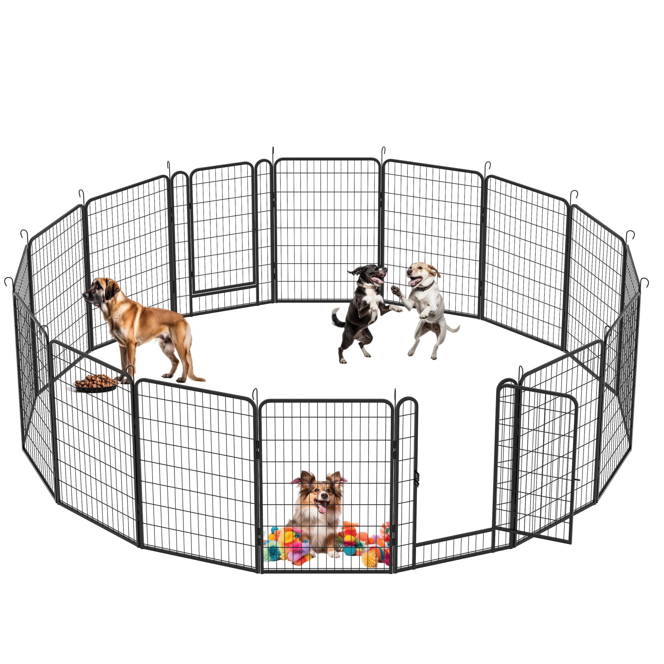 16 Panels Heavy Duty Metal Playpen