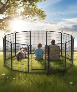 12 Panels Heavy Duty Metal Playpen