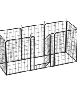 39.37″H 8 Panels Metal Dog Playpen