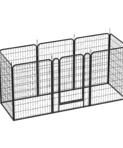 39.37″H 8 Panels Metal Dog Playpen
