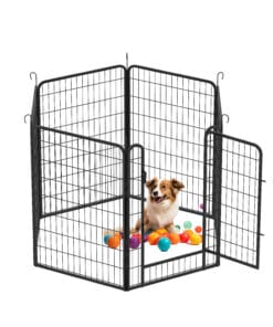 39.37″H 16 Panels Metal Dog Playpen
