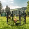 39.37″H 8 Panels Metal Dog Playpen