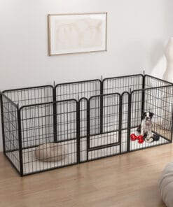 8 Panels Heavy Duty Metal Playpen