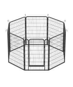 39.37″H 8 Panels Metal Dog Playpen