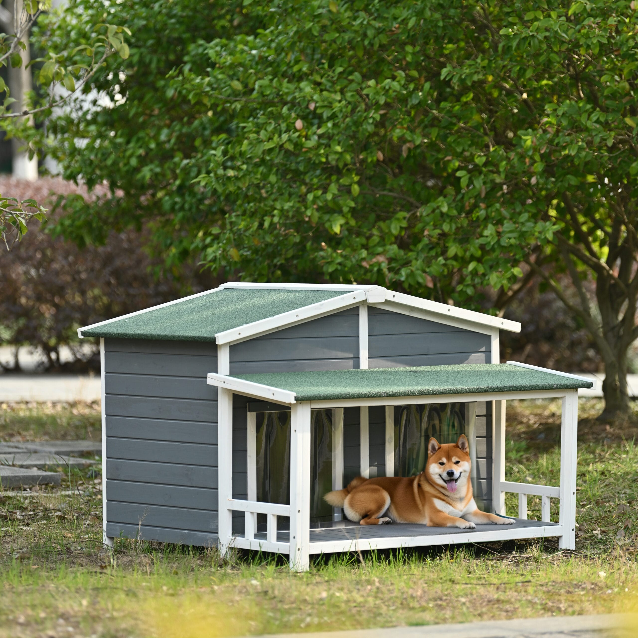 47.2″ Large Wooden Dog House