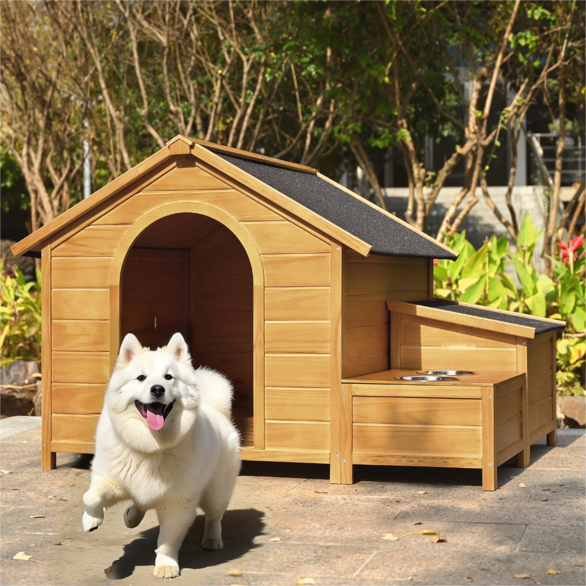 51.18" Large Wooden Dog House