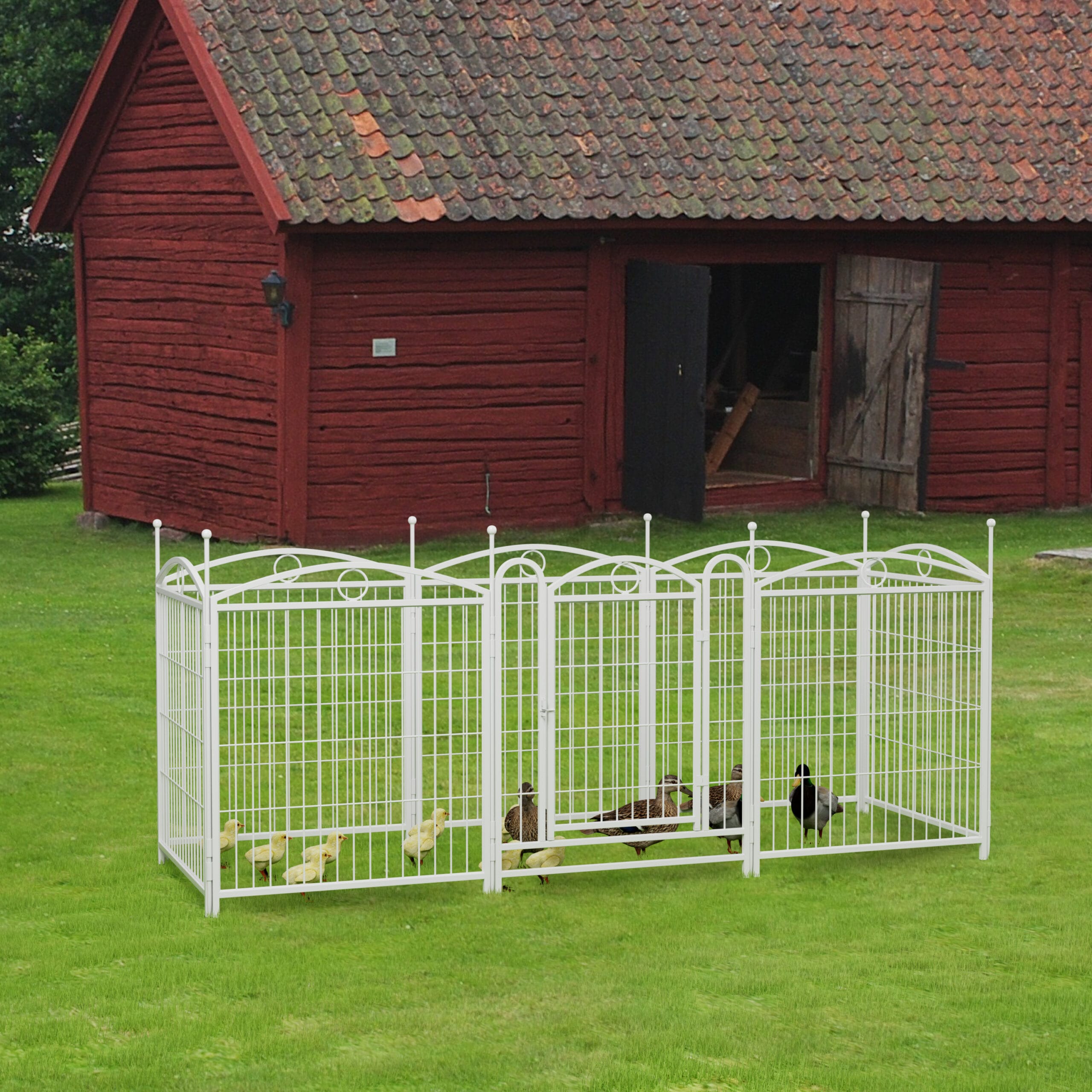 32″ 8 Panels Metal Dog Pen