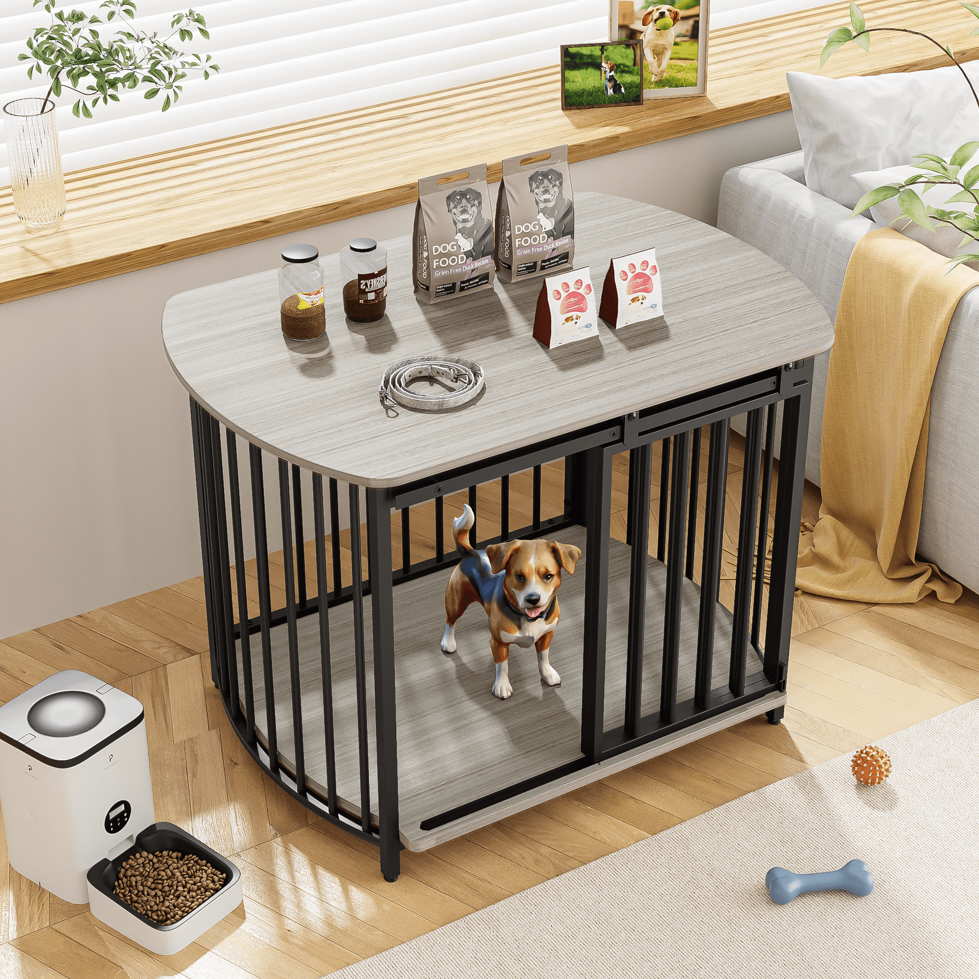 31.5" Furniture Style Dog Kennel