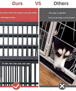 48″ Heavy Duty Dog Kennel With Roof