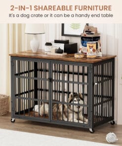 43.3″ Furniture Style Dog Crate