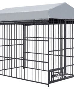 Medium Metal Outdoor Dog Kennel