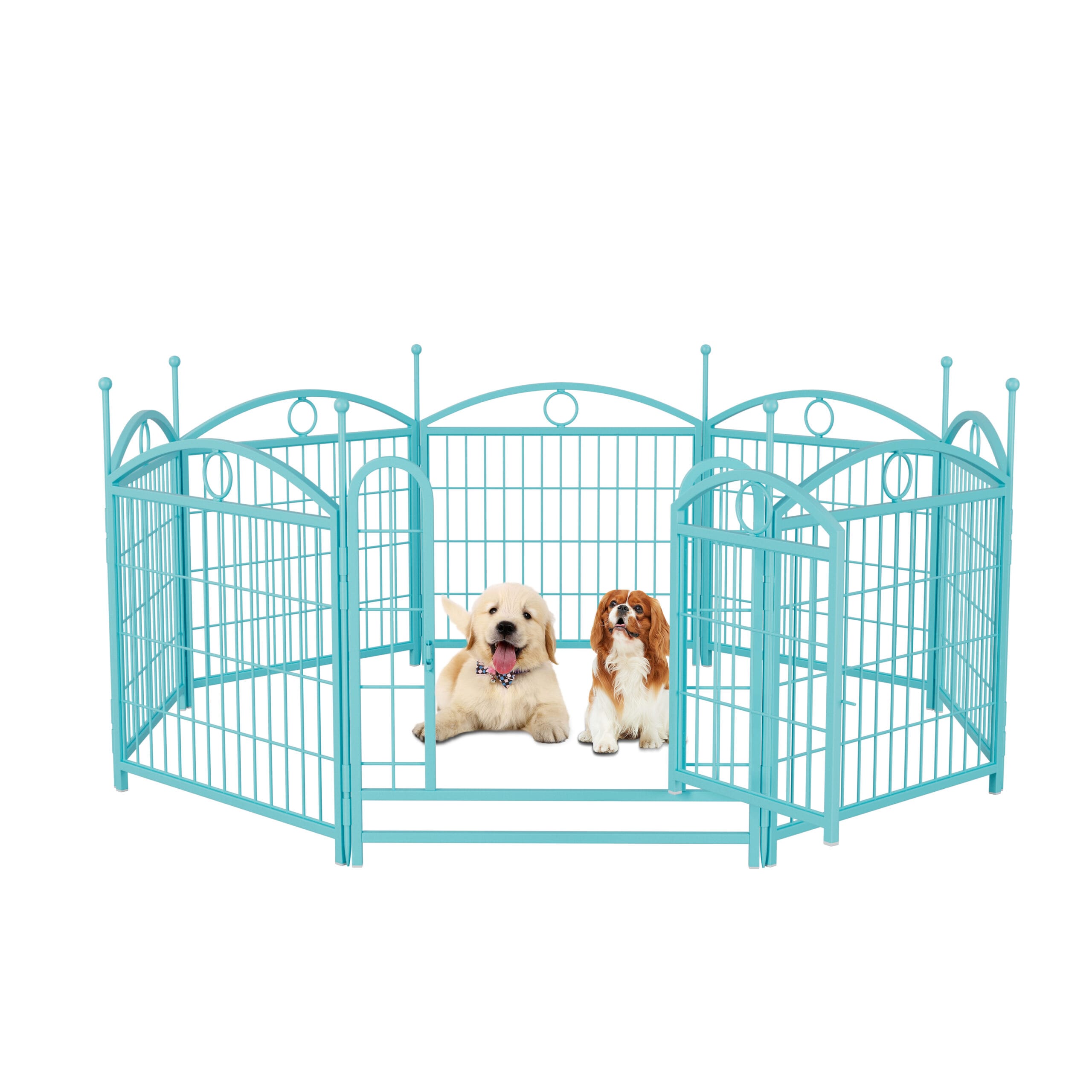 24" 8 Panels Metal Dog Pen