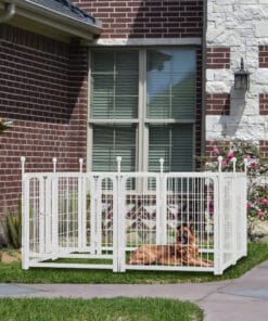 24″ Foldable Metal Dog Fence