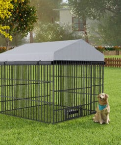 Large Metal Outdoor Dog Kennel