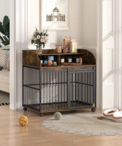 38'' Heavy Duty Dog Crate Furniture