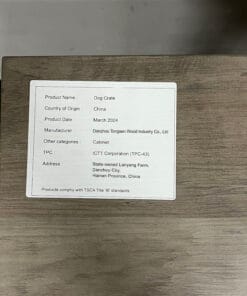 35.58″ Furniture Style Dog Crate