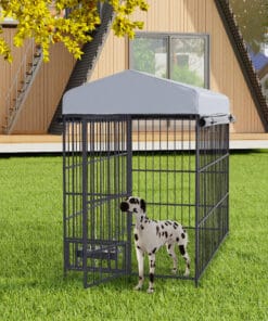 Medium Metal Outdoor Dog Kennel