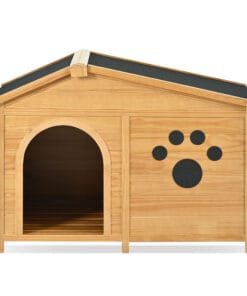 48″ Wooden Dog House with Porch