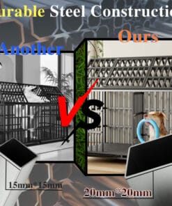 52" Heavy Duty Dog Kennel With Roof