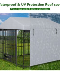 Large Metal Outdoor Dog Kennel
