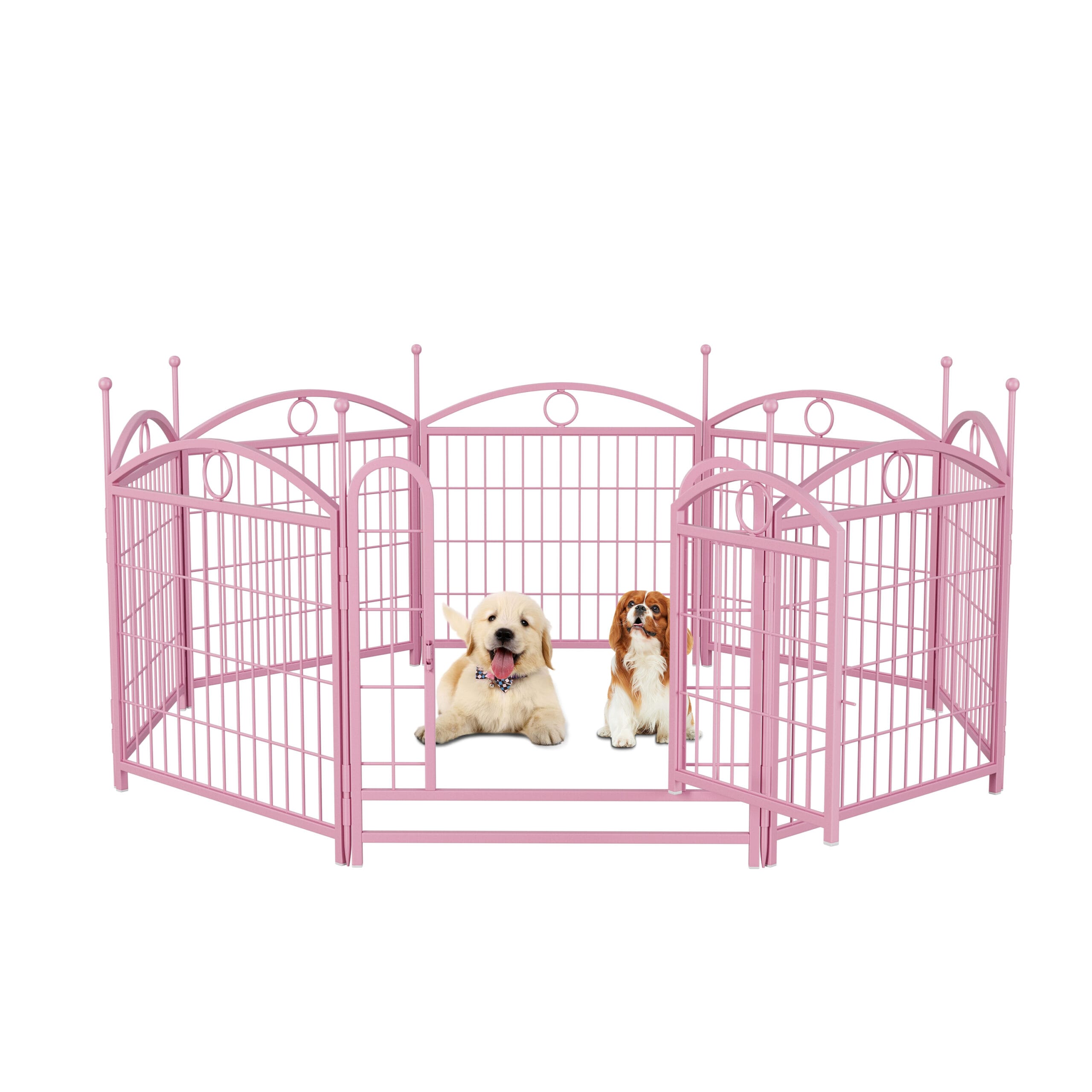 24" 8 Panels Metal Dog Pen