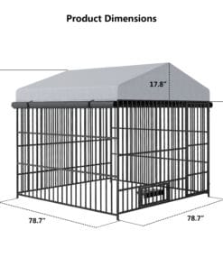 Large Metal Outdoor Dog Kennel