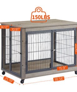 35.58″ Furniture Style Dog Crate