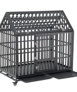 48″ Heavy Duty Dog Kennel With Roof