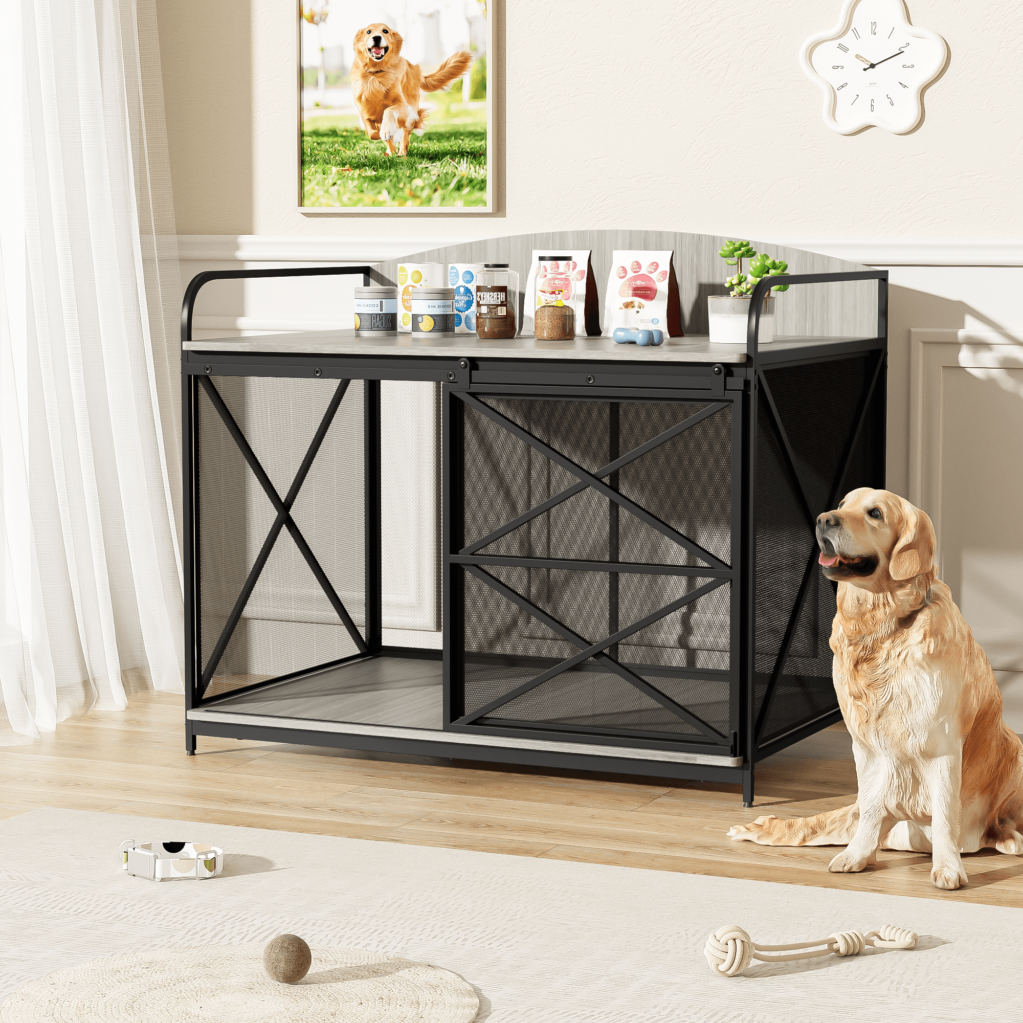 42.8" Heavy Duty Large Dog Kennel