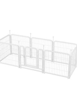 24″ Foldable Metal Dog Fence