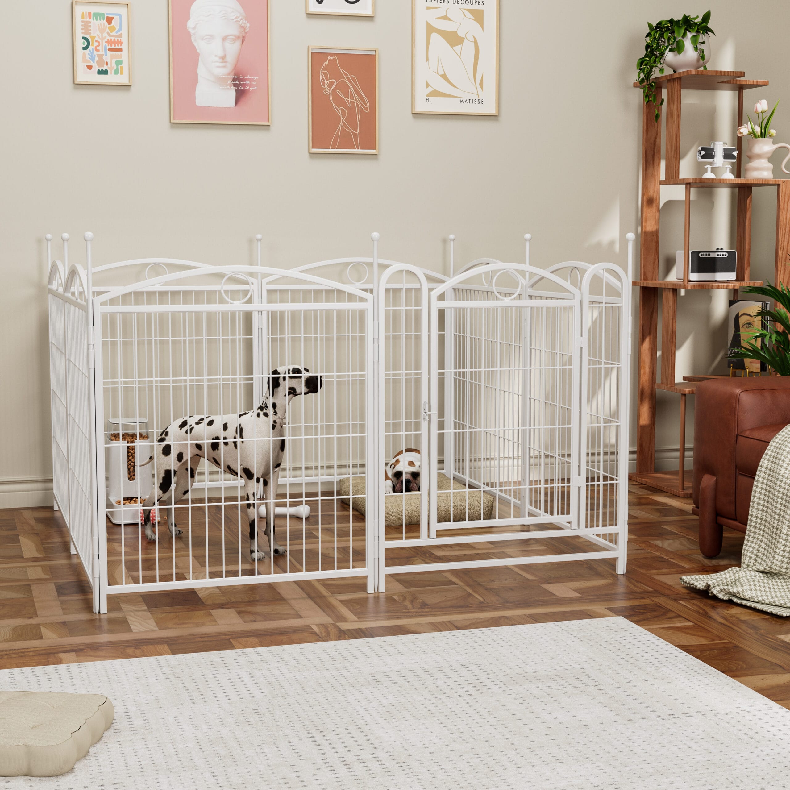 32″ 8 Panels Metal Dog Pen