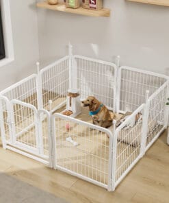 24″ Foldable Metal Dog Fence