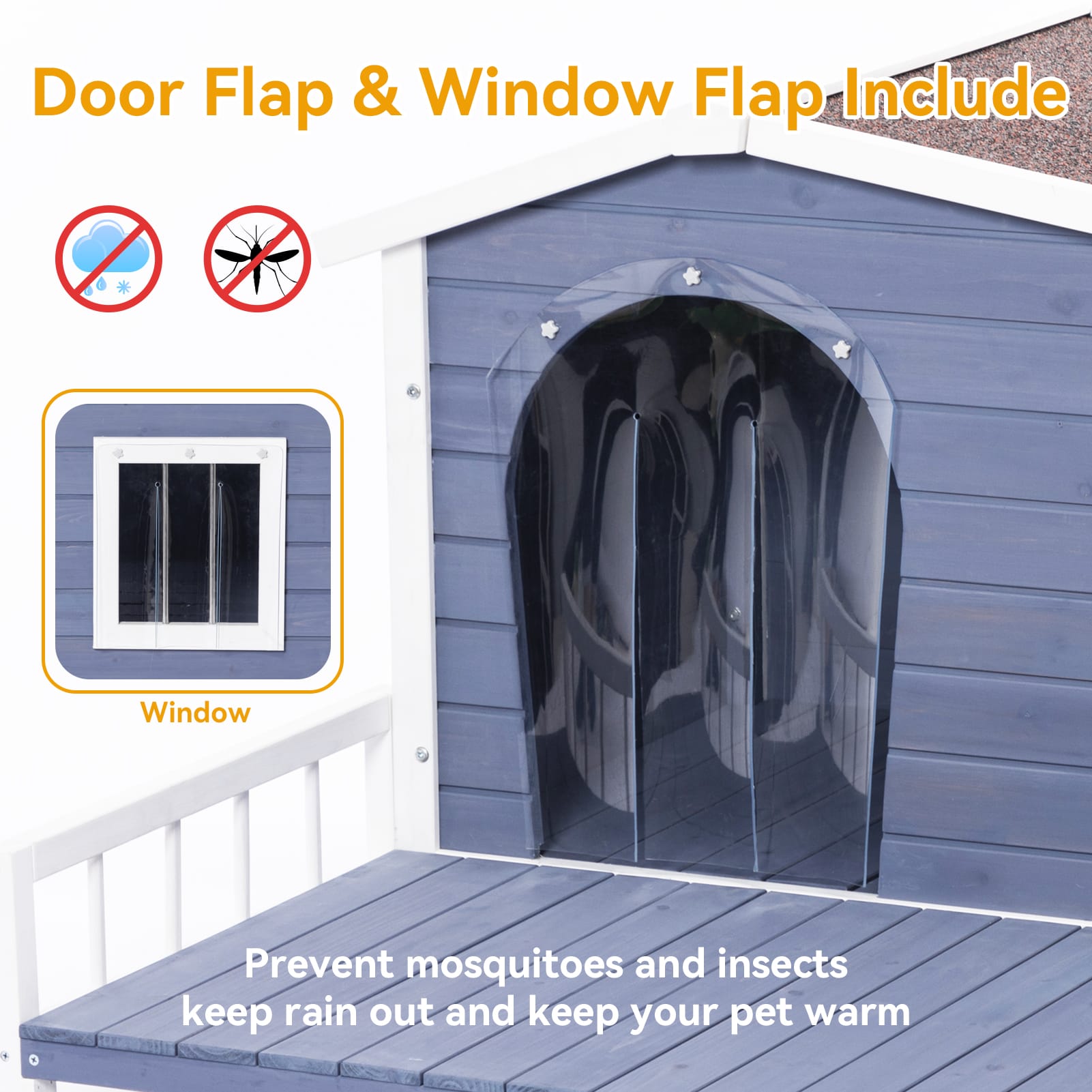 Deluxe Wooden Dog House