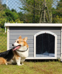 Medium Wooden Outdoor Dog House