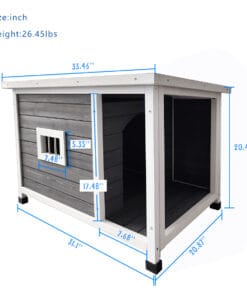Outdoor Wooden Dog Kennel