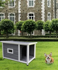 Outdoor Wooden Dog Kennel