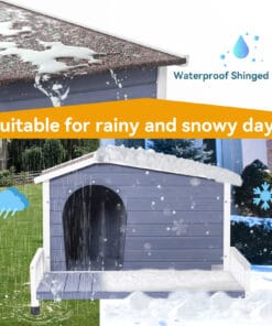 Deluxe Wooden Dog House