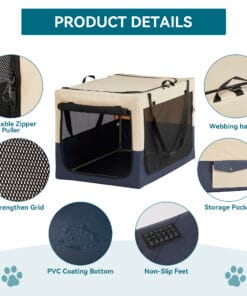 Oxford Fabric Dog Crates