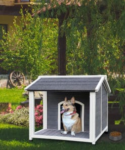 Outdoor Wooden Dog House